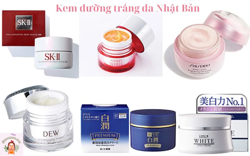 Kem dưỡng trắng da Nhật Bản